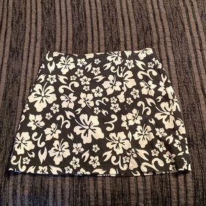 wild fable hibiscus flower skirt